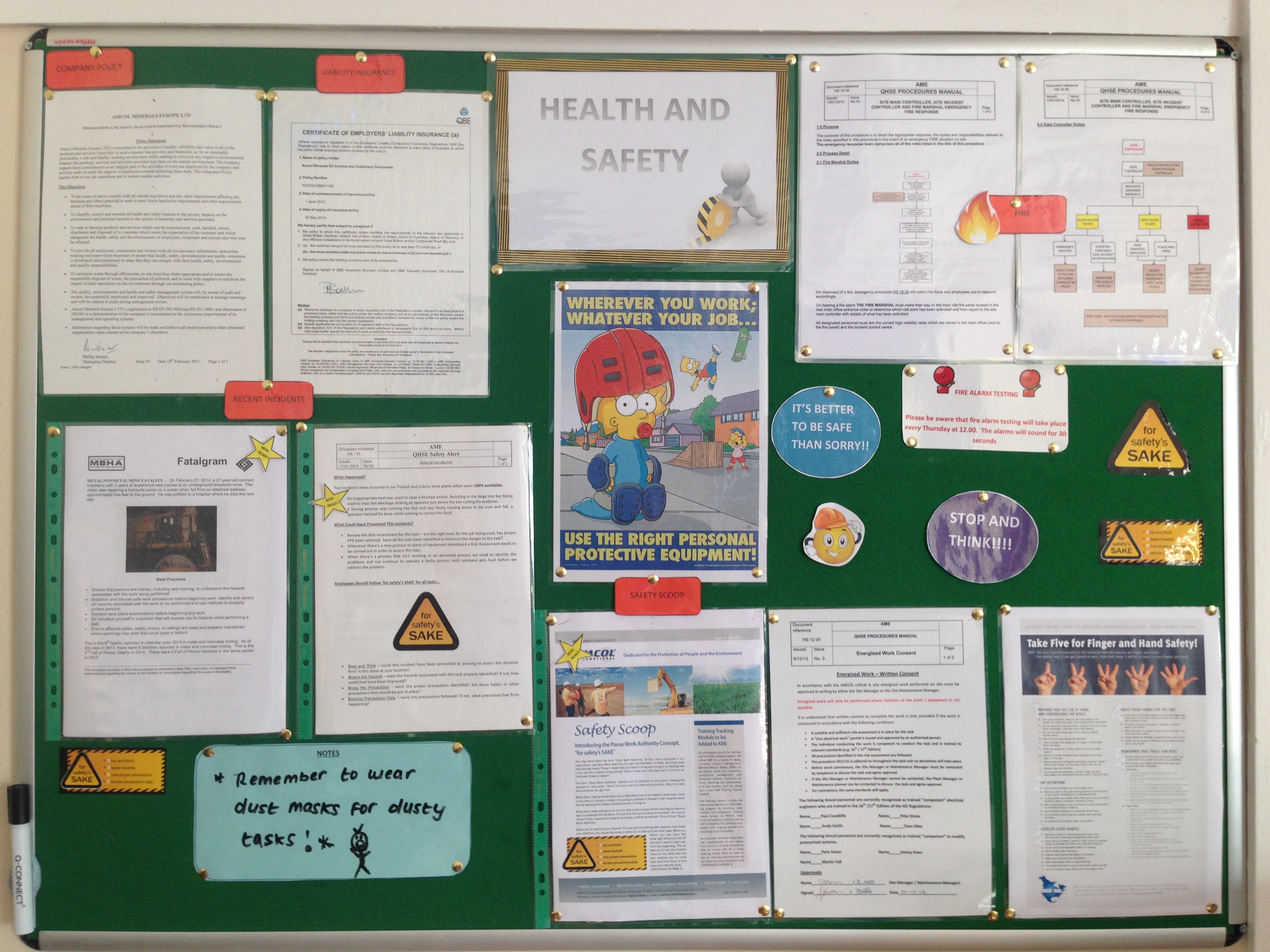 Safety Bulletin Board Displays - vrogue.co