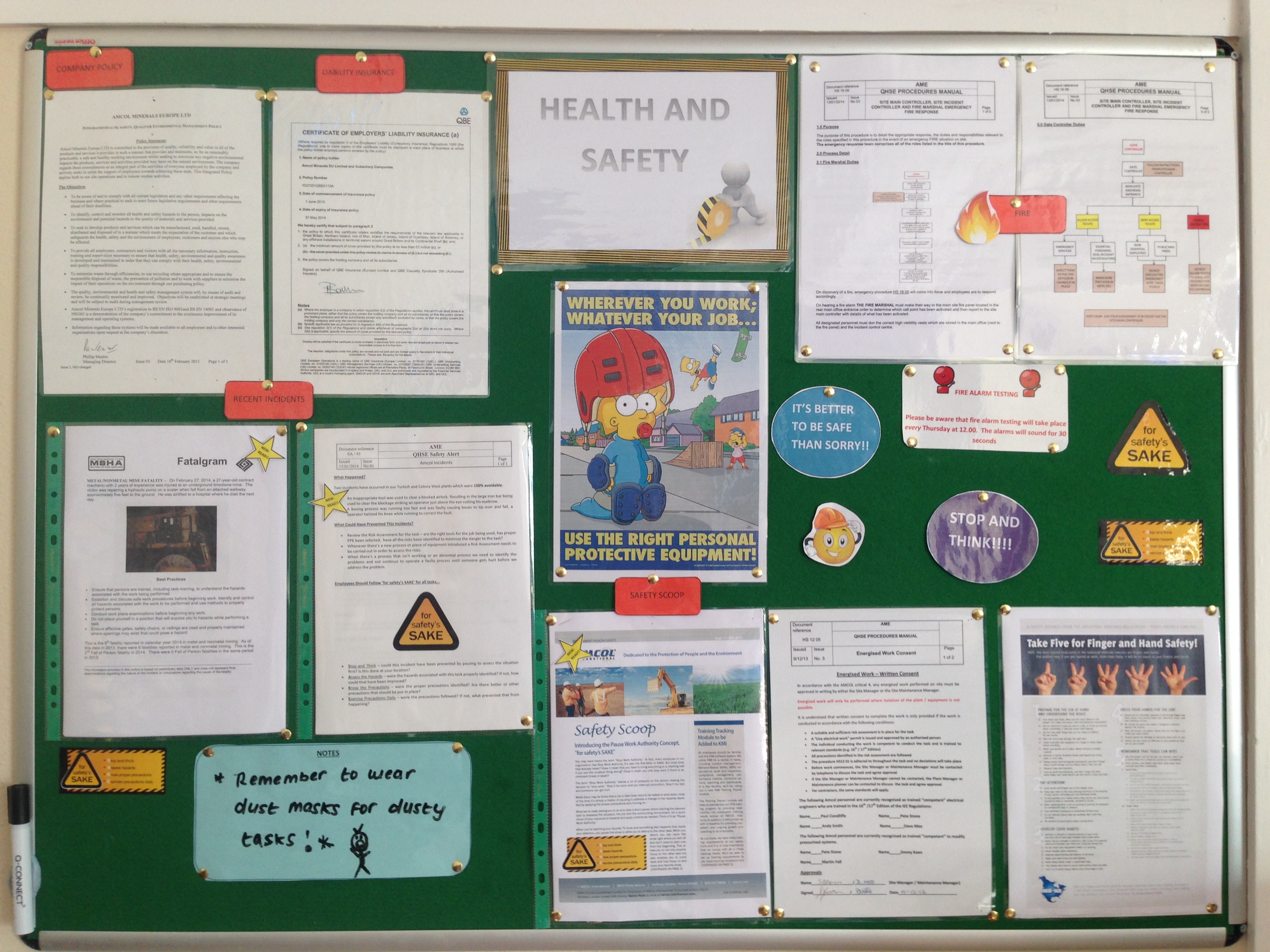 Health And Safety Noticeboard Step Health And Safety Noticeboard Step